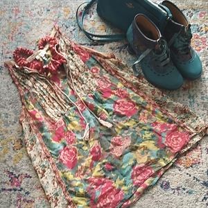 JOIE sleeveless silk boho blouse, size XS